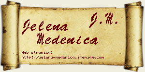 Jelena Medenica vizit kartica